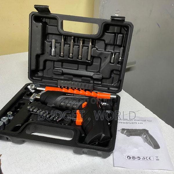 48pcs Rechargeable Home Maintenance Screw Tool Set