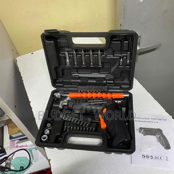 48pcs Rechargeable Electric Screwdriver Tool Set With Precision Bits