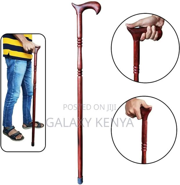 Mahogany Wooden Walking Sticks - main view