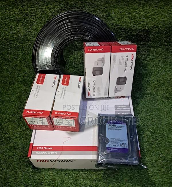 Hikvision 4 Camera CCTV Package With DVR Installed - main view