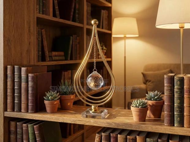 Minimalist Geometric Crystal Ornament
