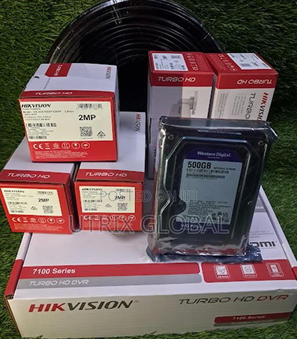 Hikvision 4 Channel Cctv Full Kit With Dvr And Hdd