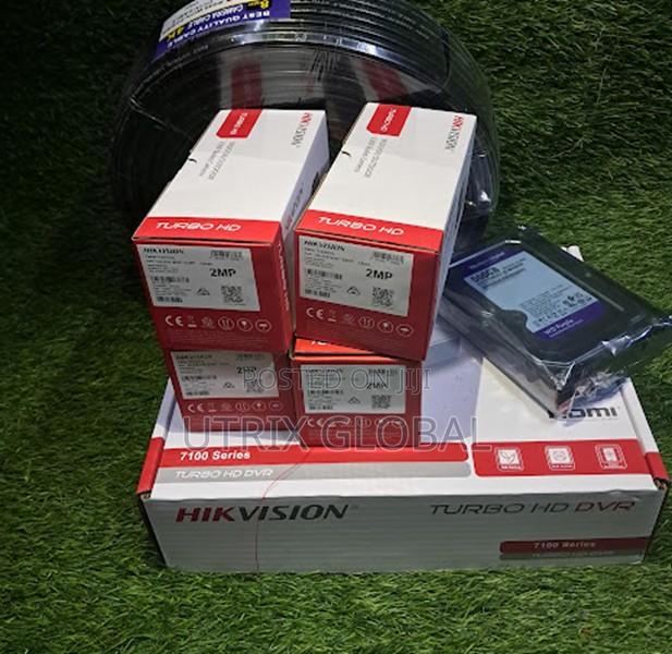 Hikvision 4ch Cctv Kit With Cameras And Surveillance Hdd