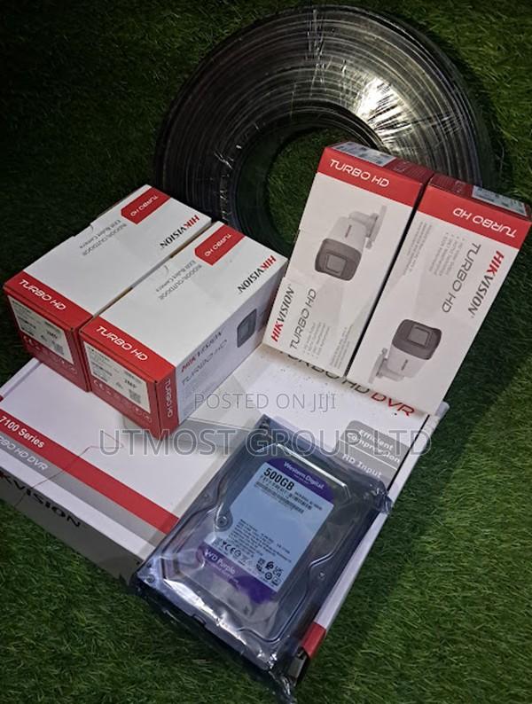Hikvision 4 Channel CCTV System With All Accessories - main view