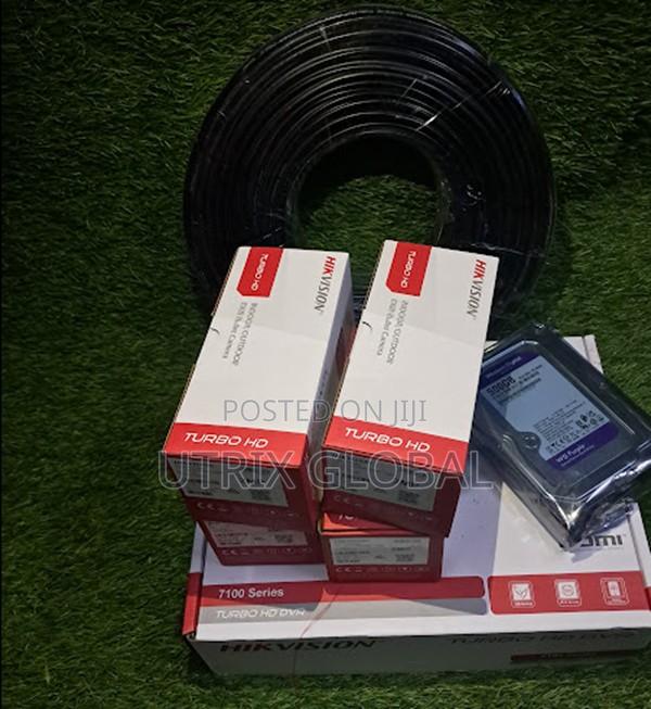 Full Hikvision 4 Camera Cctv Package Ready To Install - main view