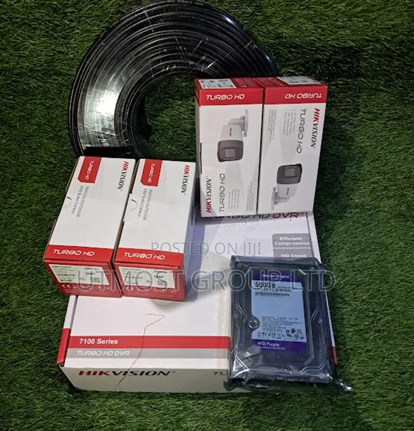 Hikvision 4 Channel CCTV Kit With DVR and Full Set - main view