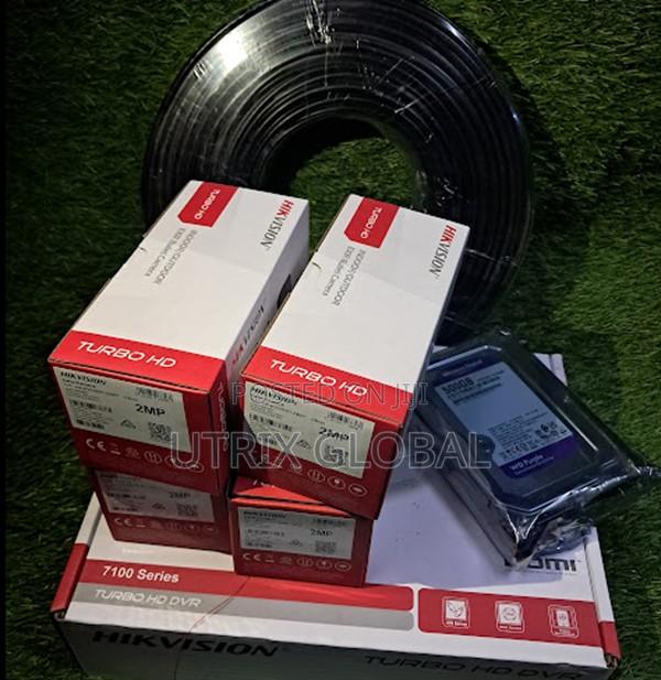 Hikvision 4 Channel Dvr Kit With Connectors And Cabling