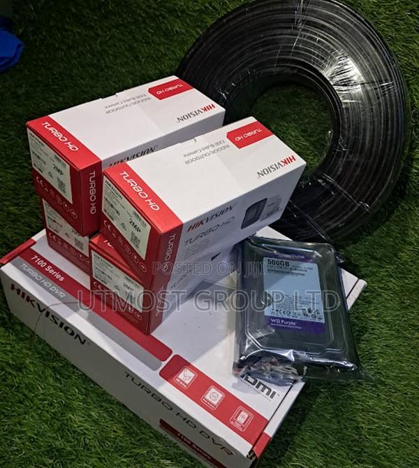 Hikvision 4 Channel CCTV Setup With HDD Installed - main view