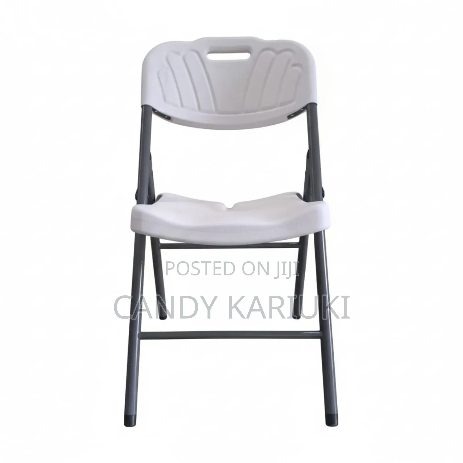 White Folding Balcony Chair