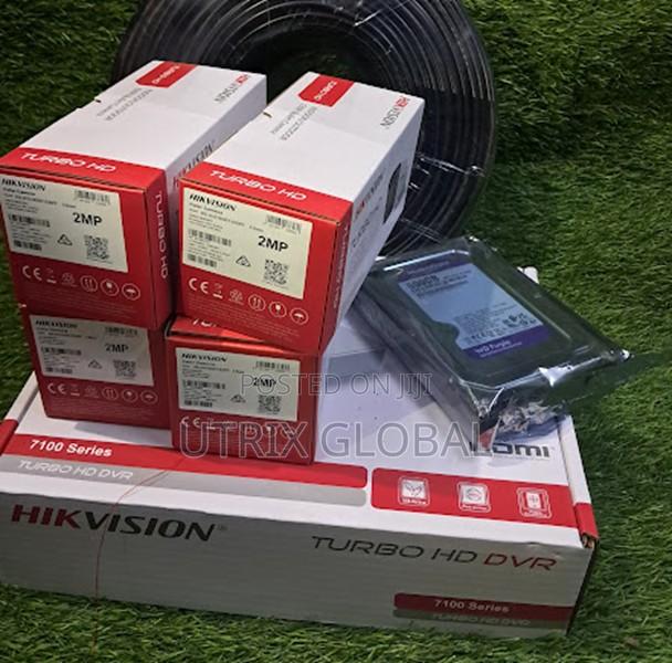 Hikvision 4 Camera Full Security Kit With Dvr System