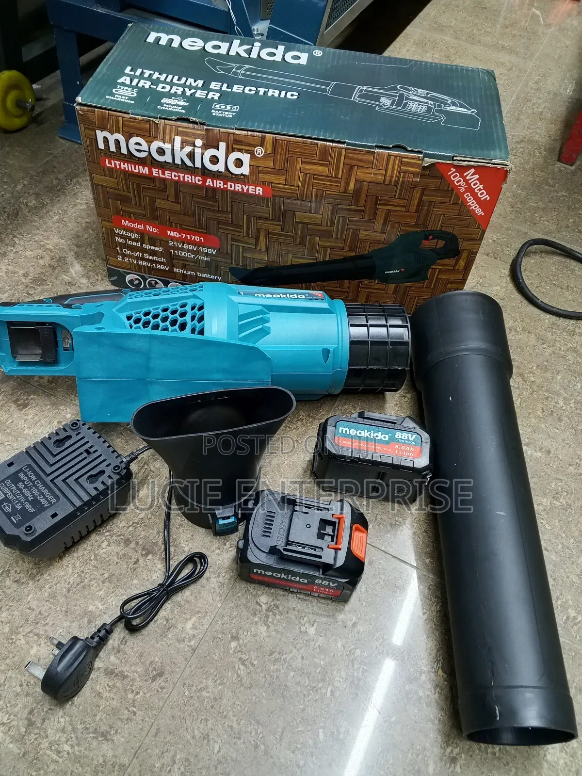 Meakida Cordless Leaf Blower Machine 88v  