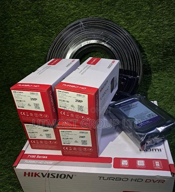 Hikvision 4 Camera CCTV Kit With Ready Storage Drive - main view