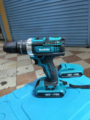 Makita Heavy Duty Cordless Drill Hummer 2 Battery 48 Volts Set