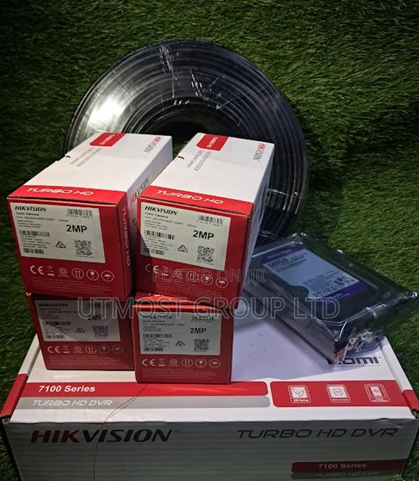 Hikvision 4 Camera Security System Full Package Deal - main view