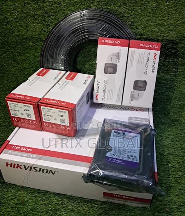 Hikvision 4 Camera Cctv System With Power Supply