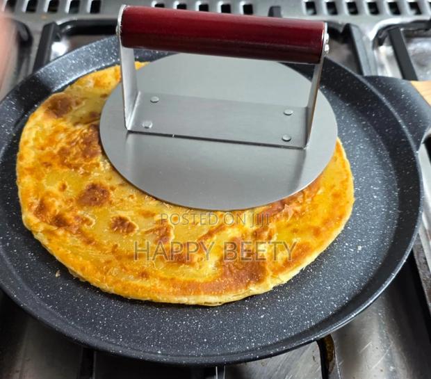 Heavy Duty Round Stainless Steel Chapati Spinner\Presser - main view