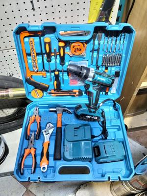 Makita Cordless Drill Set 48v 2 Batteries With A Hammer Function - thumbnail 2