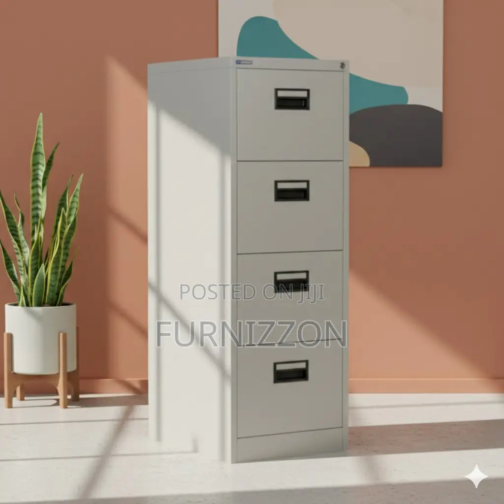 Lockable 4 Drawer Steel Cabinet