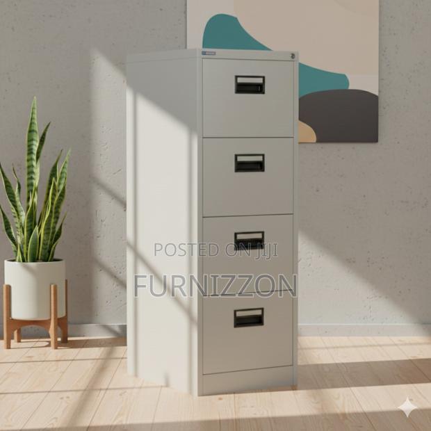 Office Storage 4 Drawer Metal Cabinet - main view