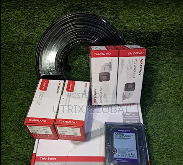 Hikvision 4 Camera Dvr Kit With Connectors Included
