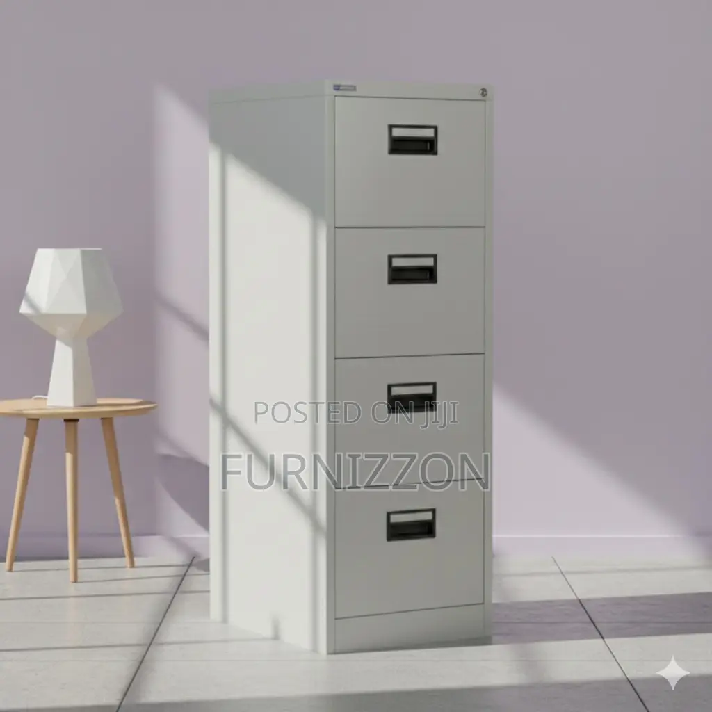 Strong Metallic 4 Drawer Cabinet
