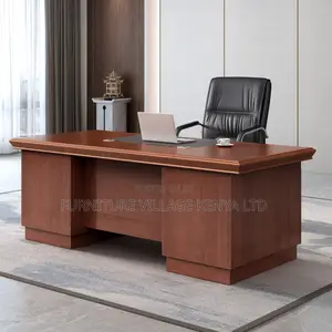 Office Desks: 1400mm Executive Office Desk With Drawers