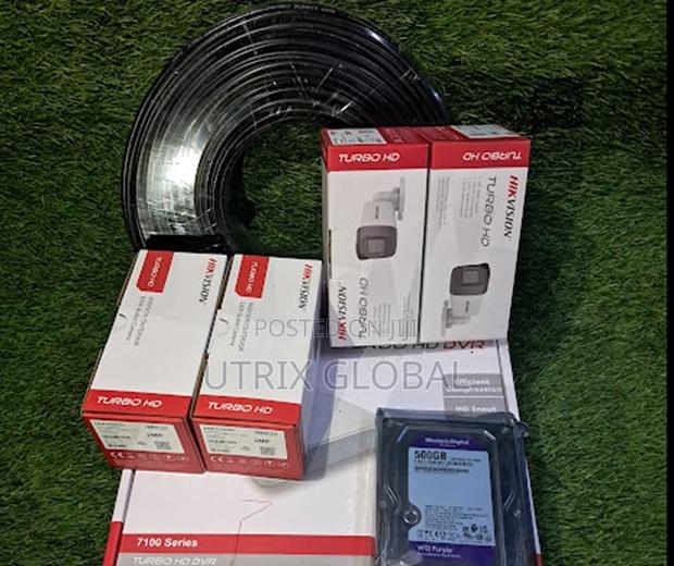 Hikvision 4ch Surveillance System Full Accessories