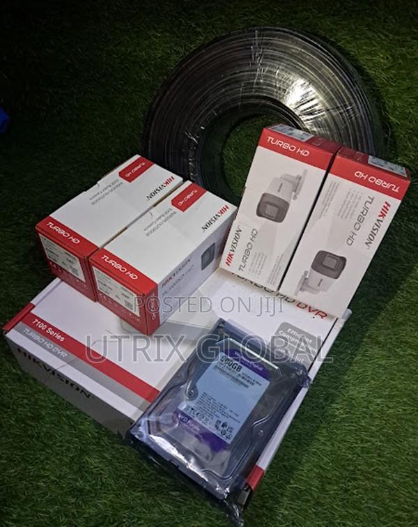 Hikvision 4 Camera Cctv Package With Power And Hdd - main view