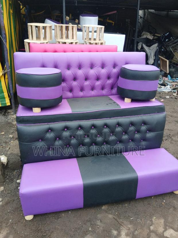 Black and Purple Pedicure Chair