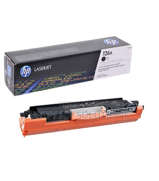 Hp 126a Black Original Laserjet Toner Cartridge - main view