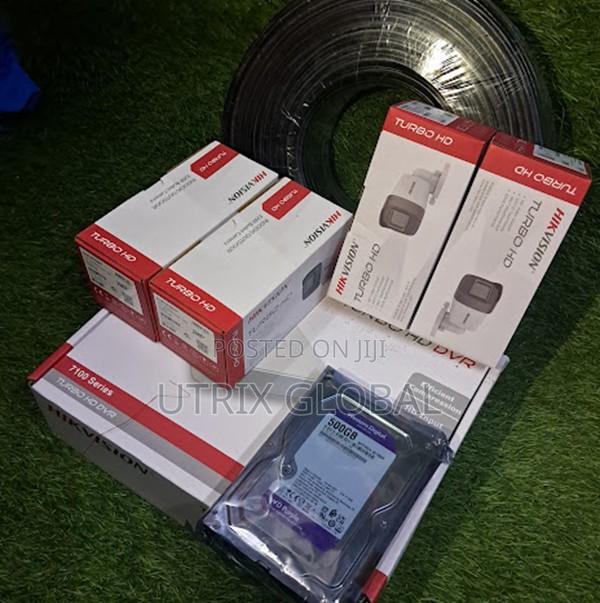 Hikvision 4 Channel Cctv System With Dvr And Hdd