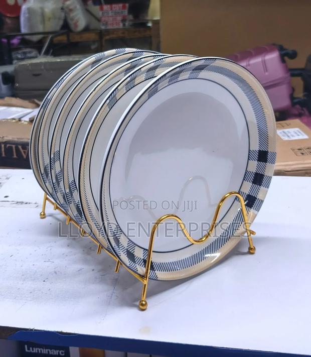 6pcs Ceramic Decorated Plates - main view