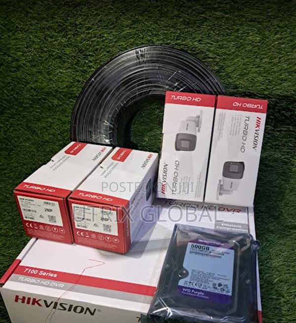 Hikvision 4 Channel Complete Cctv Solution With Hdd