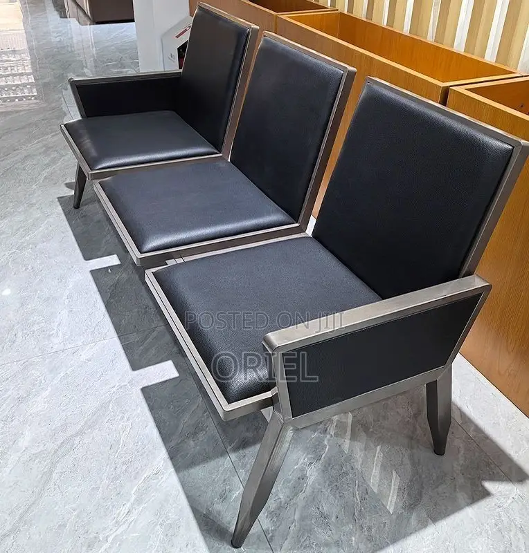 3-Seater Office Bench : Corporate Lobby Office Bench