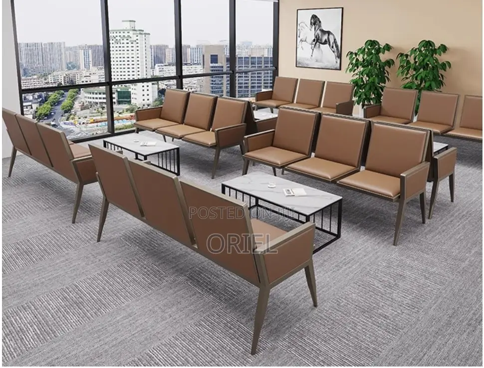3-Seater Office Bench : Corporate Lobby Office Bench
