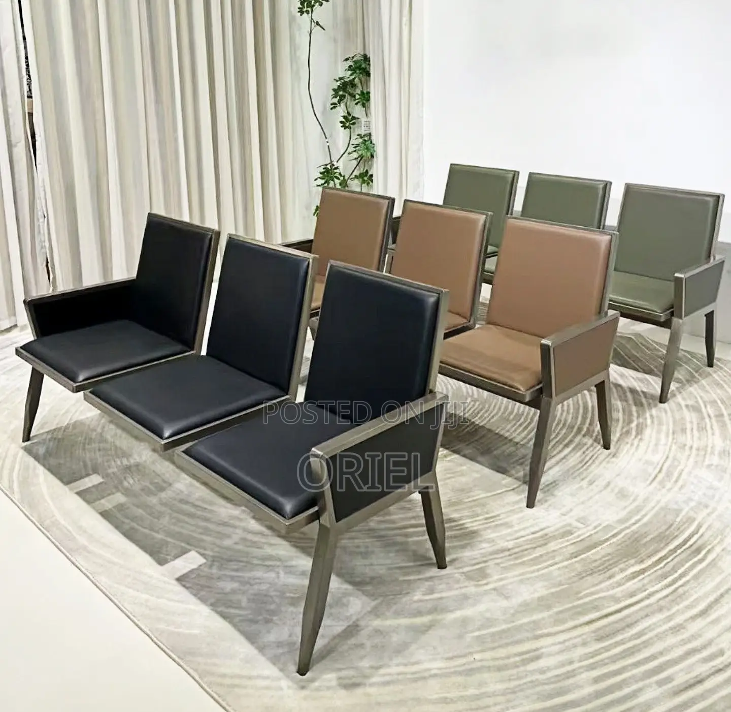 3-Seater Office Bench : Corporate Lobby Office Bench
