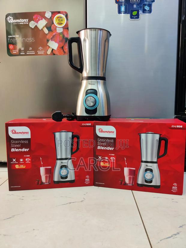 Ramtons 3in1 Blender Stainless Steel Jar Rm608 - main view