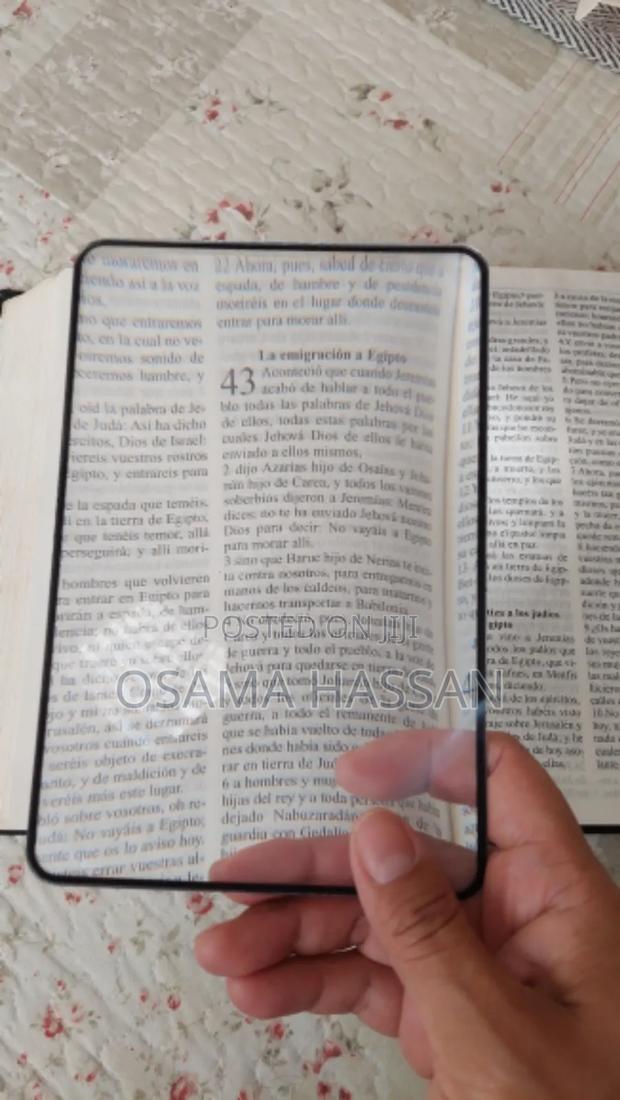 Full Page Large Sheet Magnifier Magnifying Glass Reading Aid Glass