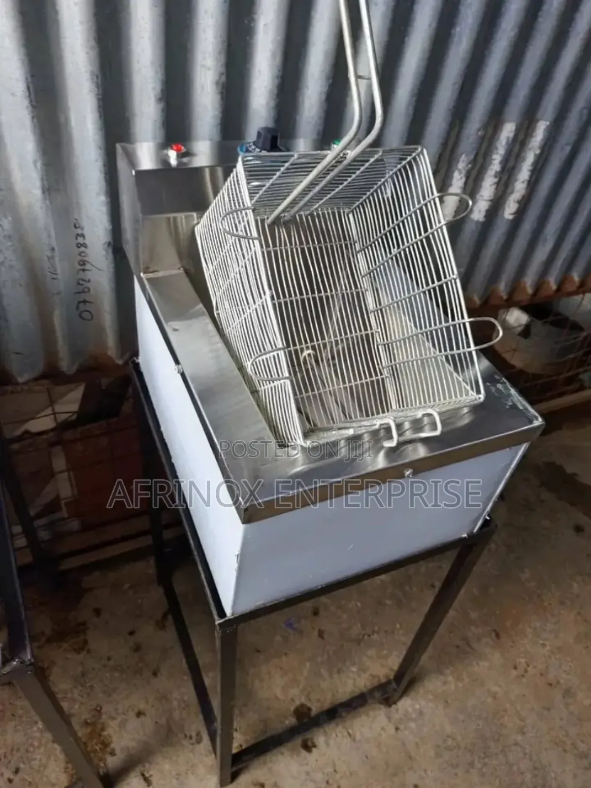 Stainless Steel Single Tank Deep Fryer