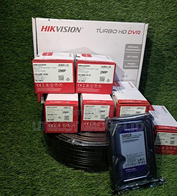 Hikvision 8 Channel DVR 5 Cam Ready Set - main view