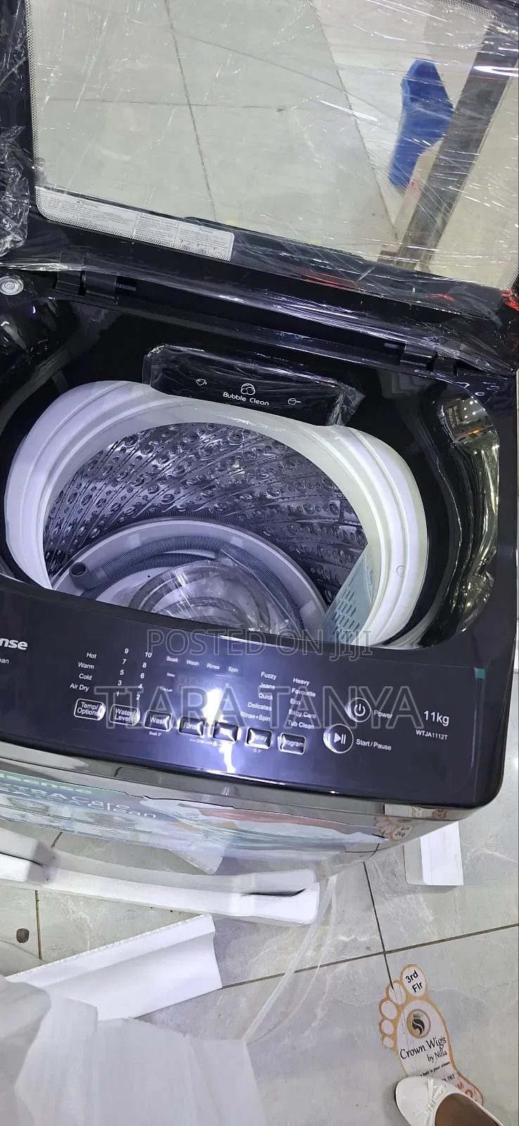 Hisense 11kg Top Load Automatic Washing Machine+2yrs Warranty