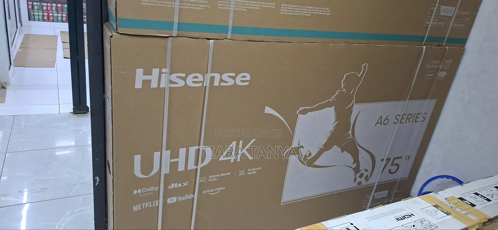 Hisense 75a6 Series 75'' Inches Smart Uhd HDR Frameless