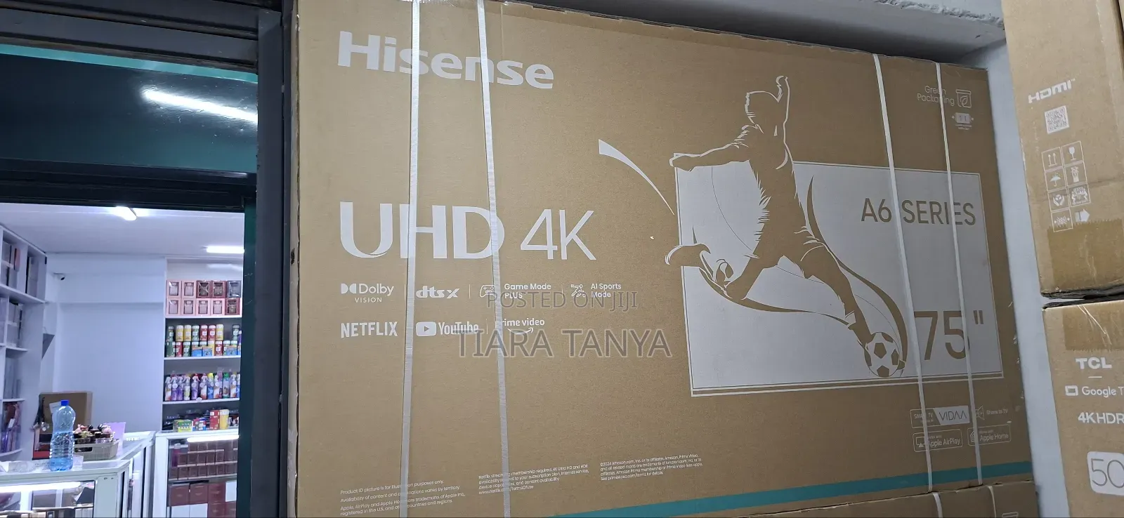 Hisense 75a6 Series 75'' Inches Smart Uhd HDR Frameless