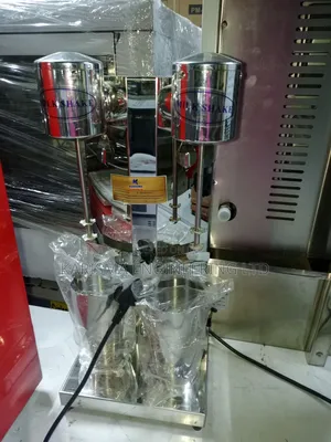 Double-Head Milkshake Maker, Likely a Generic or Hake Brand Model.