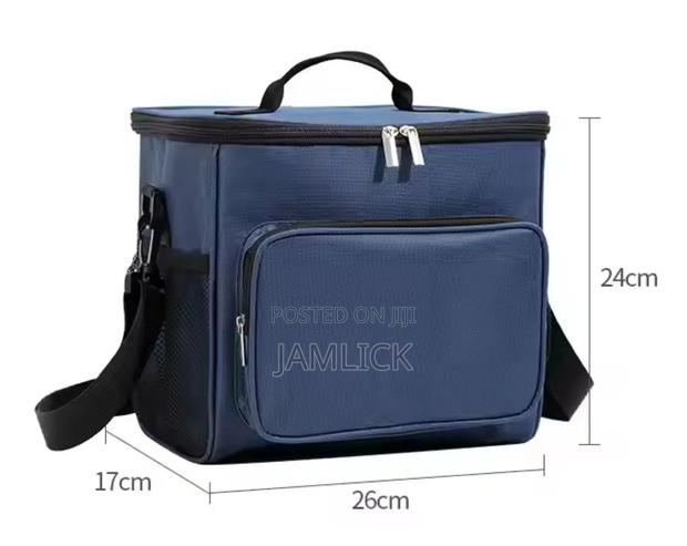 Single Layer Large Insulated Lunch Bag - Hk - main view