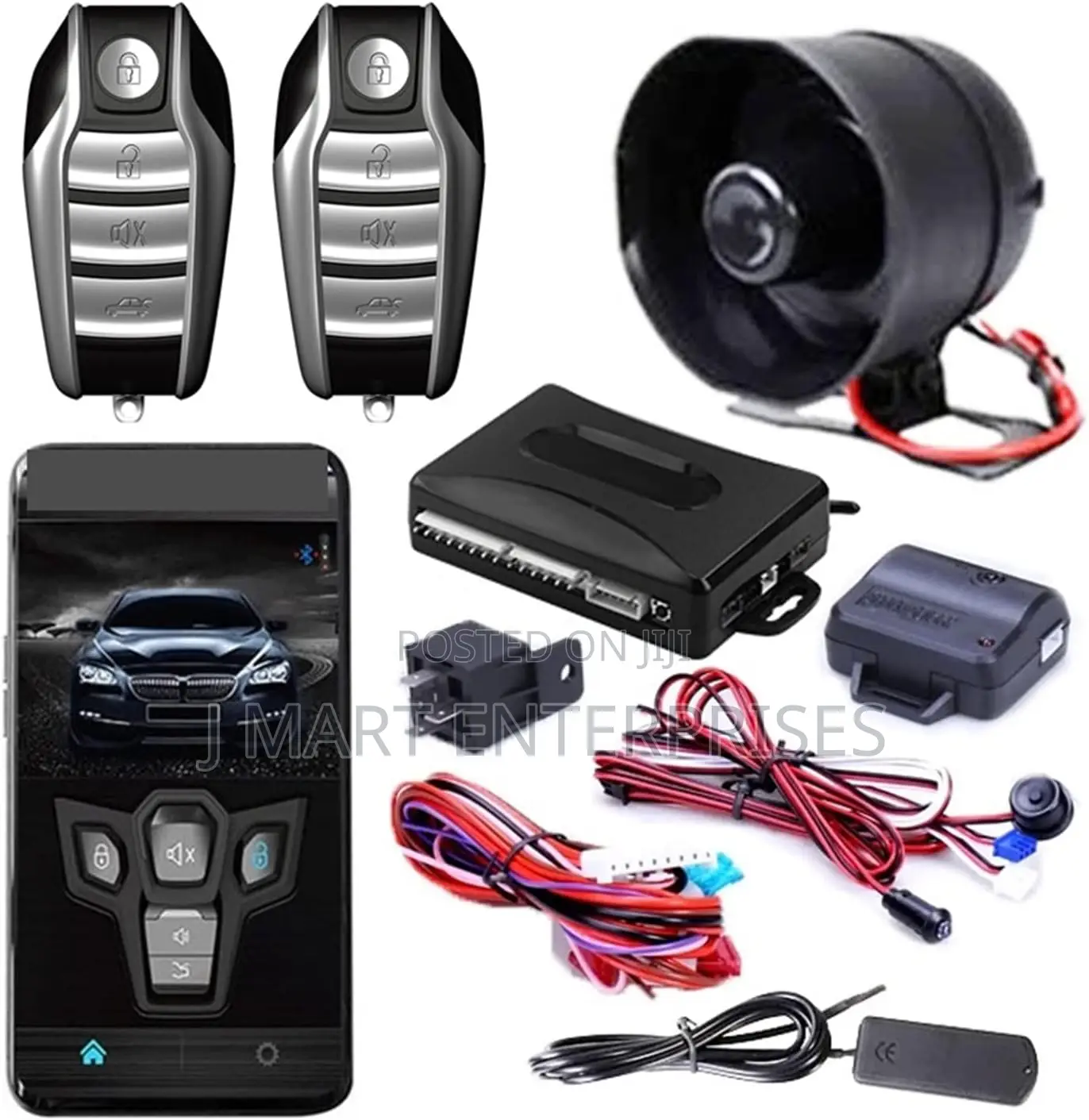 Car Security System Locking Keyless Entry System With Phone App