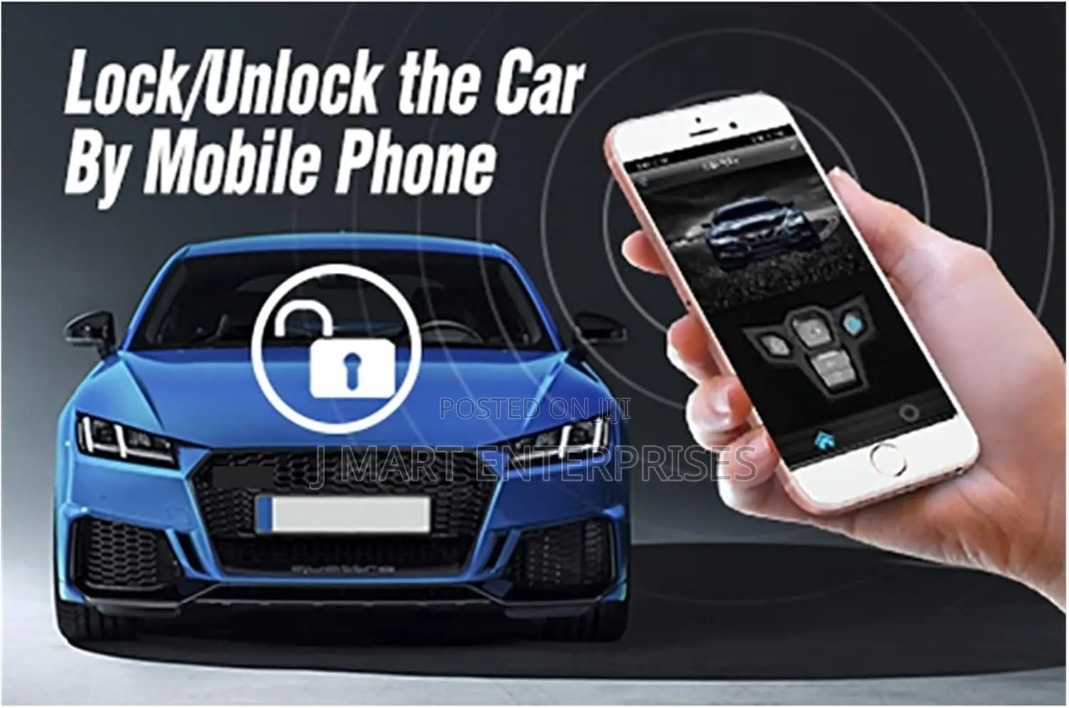 Car Security System Locking Keyless Entry System With Phone App