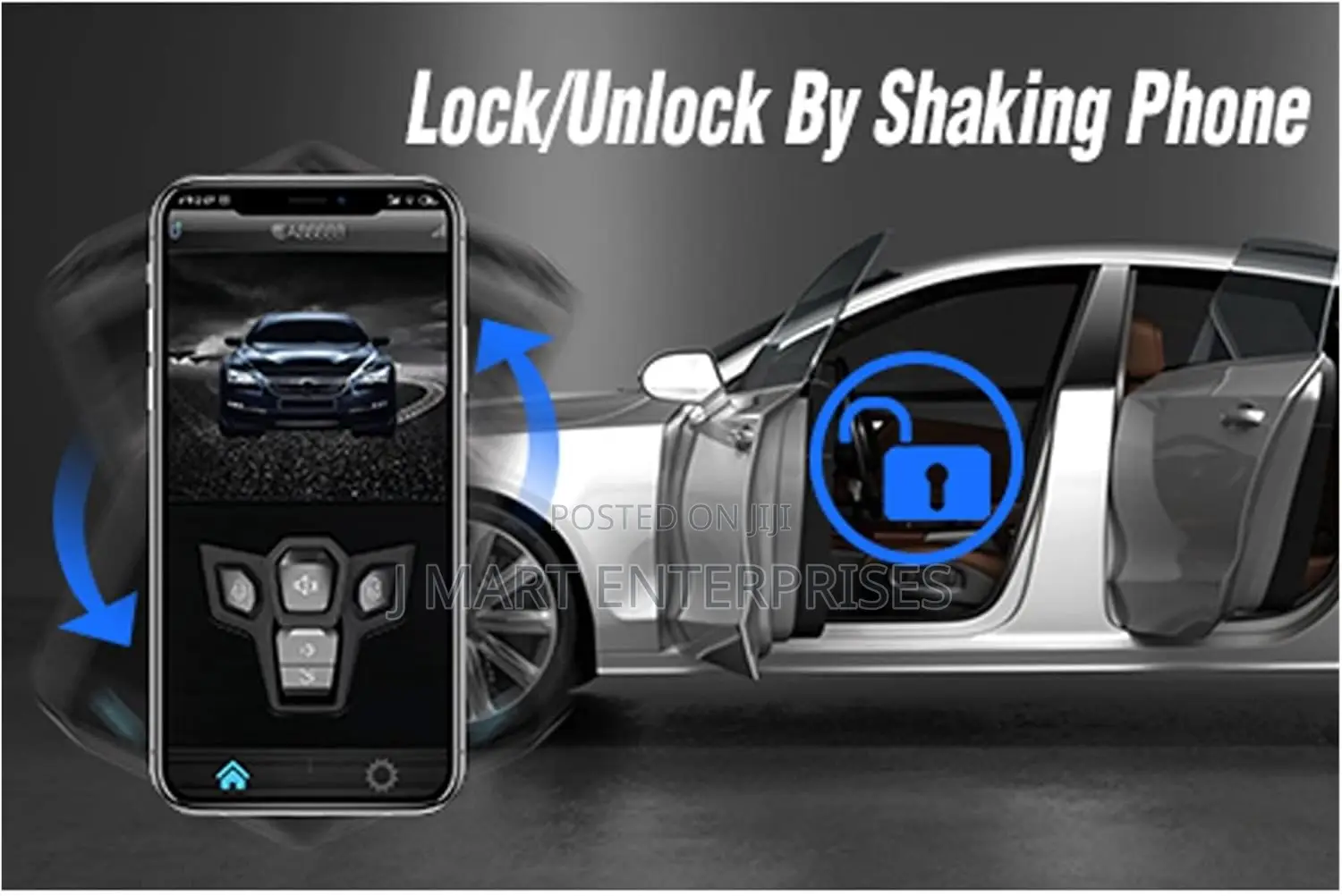 Car Security System Locking Keyless Entry System With Phone App