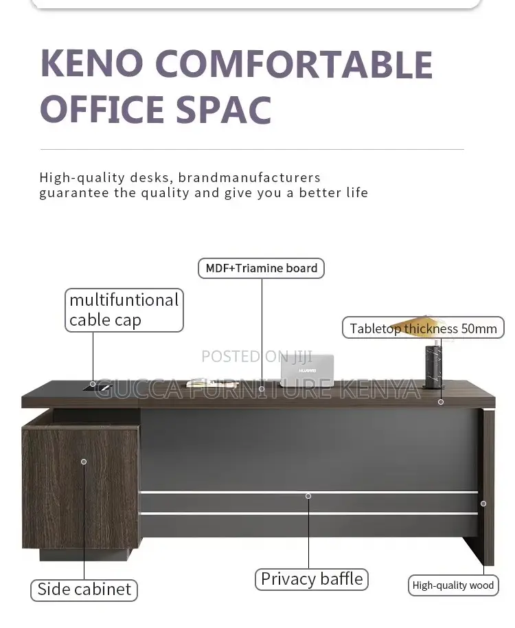 1.8 Meters Executive L-shaped Boss Table