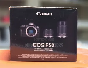 Canon Eos R50 Mirrorless Camera With 18-45mm Lens